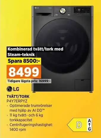 Power TVÄTT/TORK P4Y7ERPYZ erbjuda
