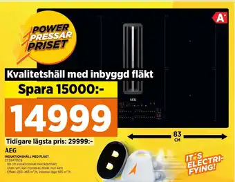 Power INDUKTIONSHÄLL MED FLÄKT CCS84751CB erbjuda
