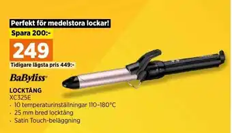 Power BaByliss LOCKTÅNG XC325E erbjuda