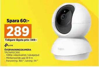 Power ÖVERVAKNINGSKAMERA erbjuda
