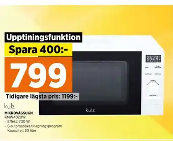 Power MIKROVÅGSUGN erbjuda