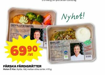 Stora Coop Färdigrätter erbjuda