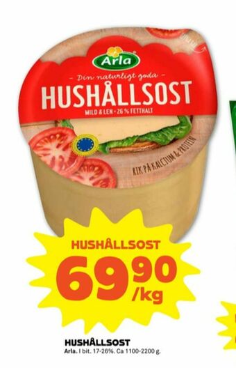 Stora Coop Arla Hushållsost erbjuda