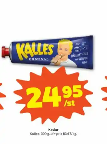 Stora Coop Kalles Kaviar Kaviar erbjuda