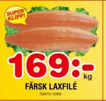 Nya Pulsen FÄRSK LAXFILÉ erbjuda