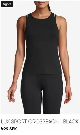Lux Sport Crossback - Black