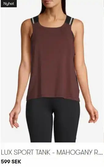 Lux Sport Tank - Mahogany R.