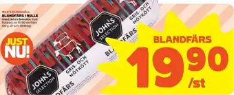 Coop Extra Irland/John's Selection Blandfärs I Rulle 500 g erbjuda