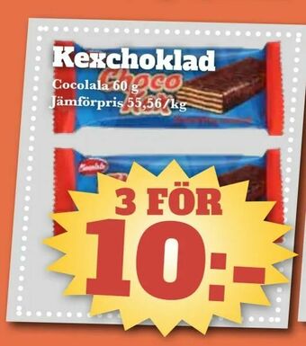 Bonum Matmarknad Kexchoklad erbjuda