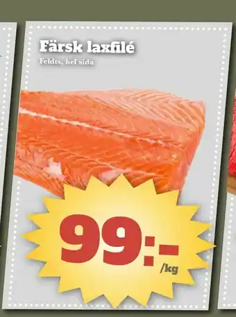 Bonum Matmarknad Färsk laxfilé erbjuda