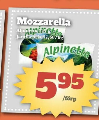 Bonum Matmarknad Mozzarella erbjuda
