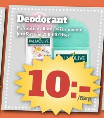 Bonum Matmarknad Deodorant erbjuda