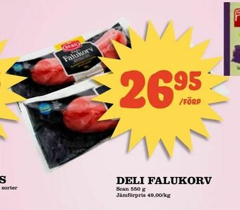 Bonum Matmarknad Deli falukorv erbjuda