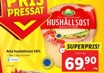 Lidl Arla hushållsost erbjuda