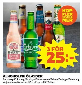 Coop Extra Alkoholfri öl/cider erbjuda