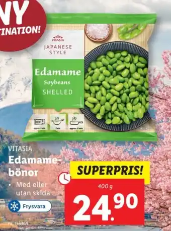 Lidl VITASIA Edamame-bönor erbjuda