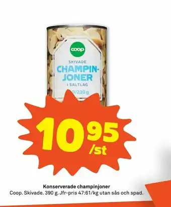Coop Forum Konserverade champinjoner erbjuda