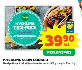 Coop Forum Kyckling slow cooked erbjuda