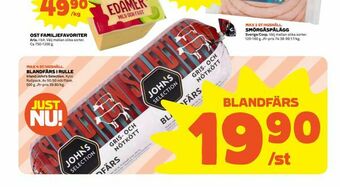 Coop Extra Blandfärs i rulle erbjuda