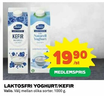 Laktosfri yoghurt/kefir