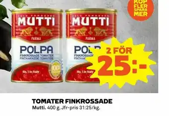 Tomater finkrossade