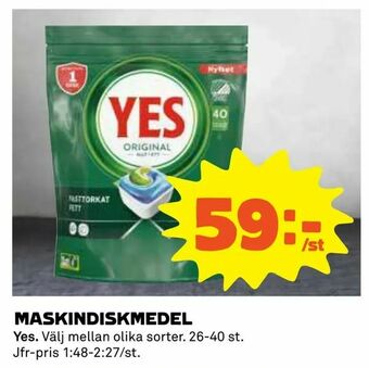Maskindiskmedel