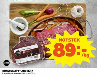 NÖTSTEK AV FRANSYSKA