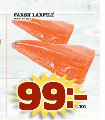 Din Mat Färsk laxfilé erbjuda