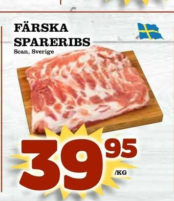 Din Mat Färska spareribs erbjuda