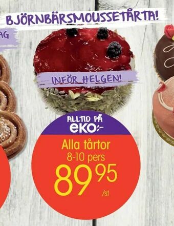 EKO Alla tårtor erbjuda