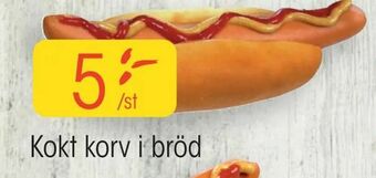 EKO Kokt korv i bröd erbjuda