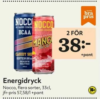 Hemköp Energidryck erbjuda