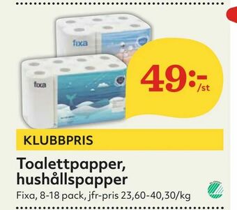 Hemköp Toalettpapper, hushållspapper erbjuda