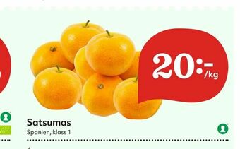 Hemköp Satsumas erbjuda