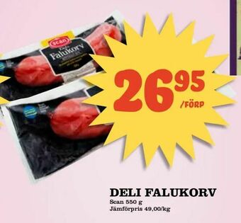 Nelins Deli falukorv erbjuda