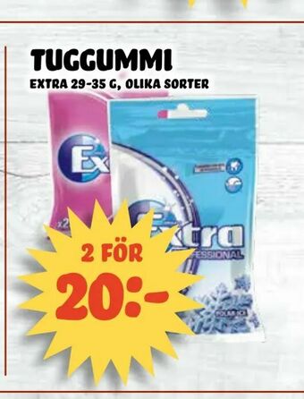 Nelins tuggummi erbjuda