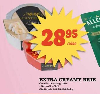 Nelins Extra creamy brie erbjuda