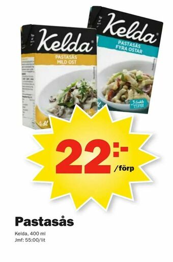 Pekås Pastasås erbjuda