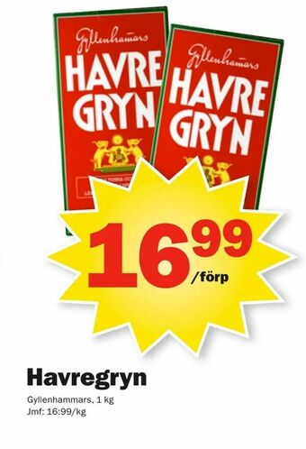 Pekås Havregryn erbjuda