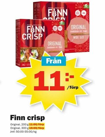 Pekås Finn crisp erbjuda