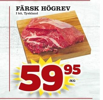 Prisma Mat Färsk högrev erbjuda