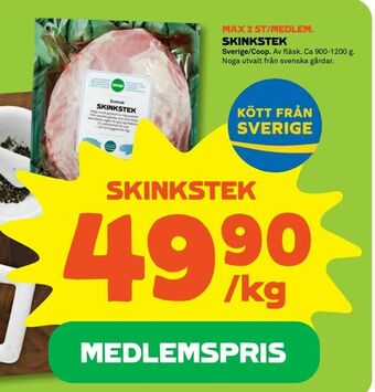 Stora Coop Skinkstek erbjuda