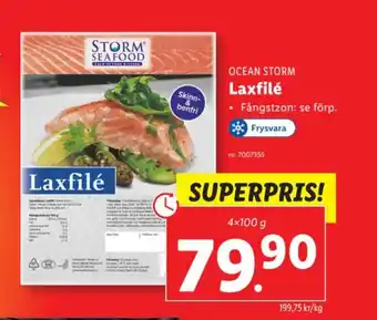 Lidl Laxfilé erbjuda