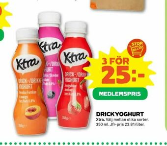 Stora Coop Drickyoghurt erbjuda
