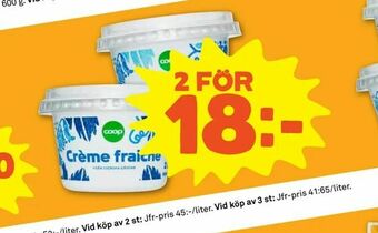 Stora Coop Crème fraiche erbjuda