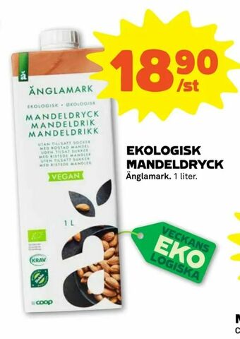 Stora Coop Ekologisk mandeldryck erbjuda