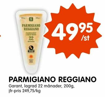 Tempo Parmigiano reggiano erbjuda