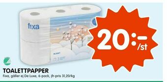 Tempo Toalettpapper erbjuda