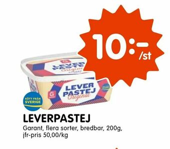 Tempo Leverpastej erbjuda