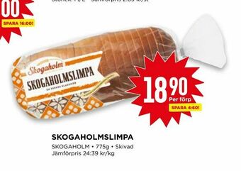Willys Skogaholmslimpa erbjuda